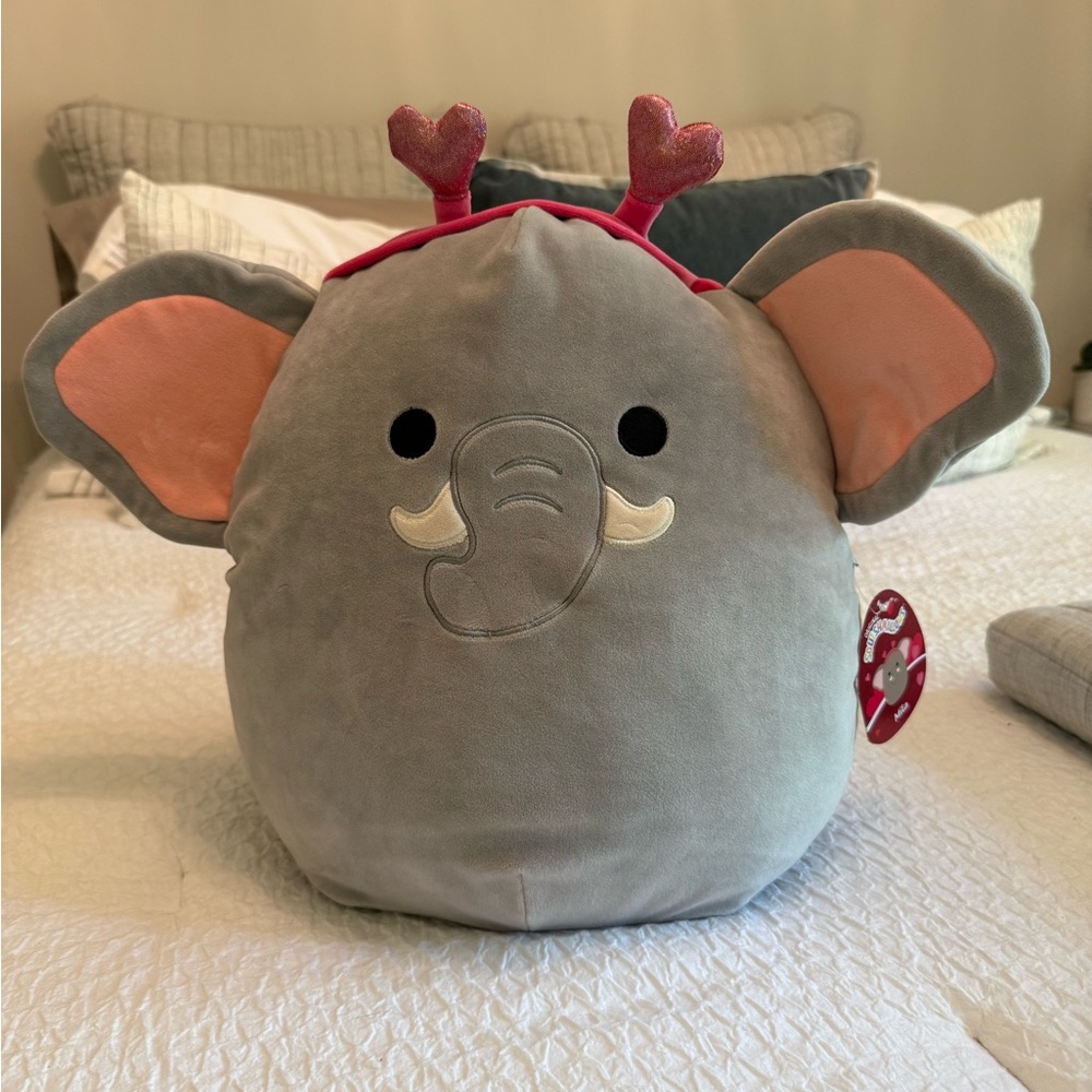 Mila the Elephant Squishmallow – 14” Valentine’s Day Edition (S14 #17-8)